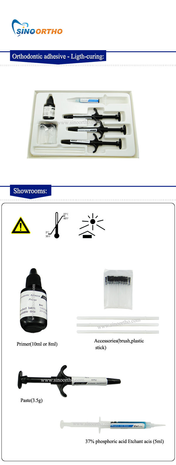 Orthodontic-adhesive---Ligth-curing