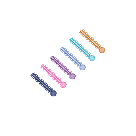 Orthodontic Ligature Ties Elastomeric