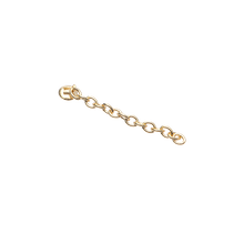 Extrusion Chain W/hook 18K Gold Plating