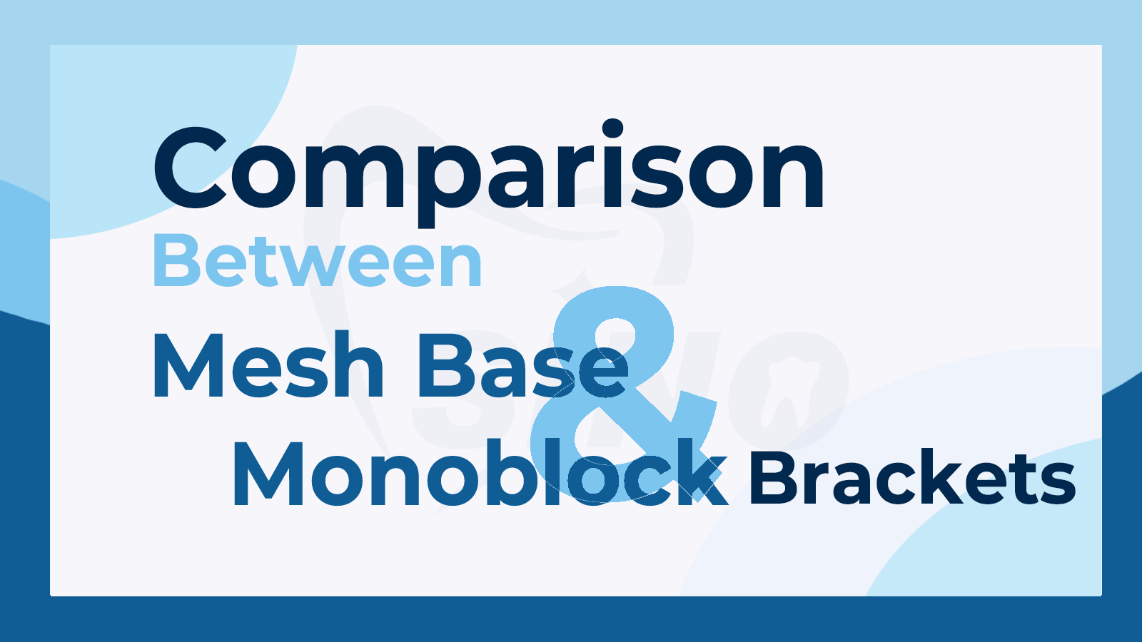 How Should Clinics Choose Conventional Metal Brackets?