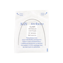 Cu-NiTi Arch Wires